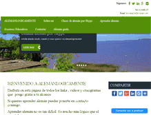 Tablet Screenshot of alemanlogicamente.es